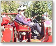 Richard Sargent (Driver)-       Dept. Chief William (Bill ) Cluff (Passenger)          They are in the 1923 Maxim Fire Truck that is now owned and maintained by the Northborough FireFighters Association 